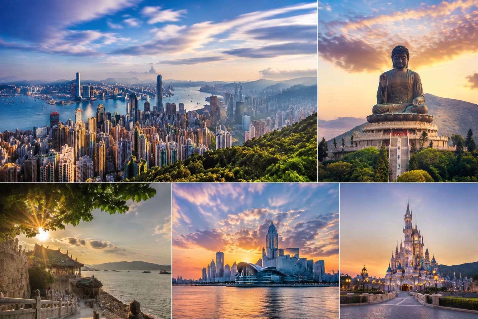 香港維多利亞港天際線